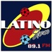 LATINO stereo 89.1 FM Cali Logo