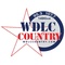 WDLC Country 107.7 - WDLC Logo