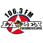 La Ley 106.3 FM - WKDV Logo