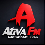 Ativa FM 105.5 Logo