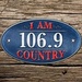 I Am Country 106.9 - WDVH Logo