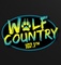 Wolf Country 107.1 FM - KVMC Logo