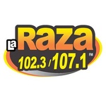 La Raza 102.3/107.1 - WTSH-FM Logo
