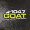 104.7 The GOAT - CFRI-FM Logo