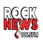 Rádio Rock News 106.5 FM Logo