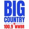 Big Country 100.9 - WWBR Logo