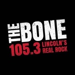 105.3 The Bone - KLNC Logo