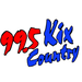 99.5 Kix Country - WKAA Logo