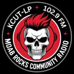 Moab Rocks Community Radio - KCUT-LP Logo