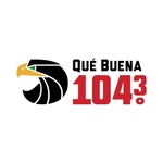 Qué Buena 104.3 - KLQB Logo