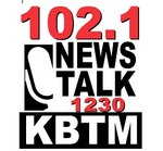 News Talk 1230 KBTM/102.1 FM - KBTM Logo