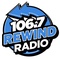 106.7 Rewind Radio - CFDV-FM Logo