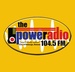 Poweradio 104.5 FM - DZPR Logo