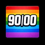 90|00 Radio Logo
