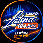 104.5 Radio Latina - XHLTN Logo