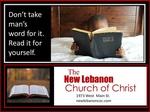 New Lebanon church of Christ Radio Logo