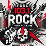 103.1 pure rock fm Logo