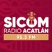 SICOM Acatlán FM - XHAOP Logo