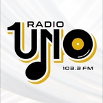 Radio Uno 103.3 FM El Salvador Logo