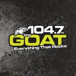 104.7 The GOAT - CFRI-FM Logo