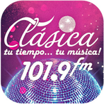 Clásica 101.9 FM Logo
