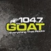 104.7 The GOAT - CFRI-FM Logo