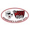 97.7 The Wolf - WOLV Logo