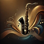 HearMe.FM - Saxophone Jazz Logo
