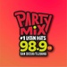 Party Mix 98.9 - XHMORE Logo