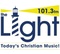 101.3 The Light - W267BX Logo