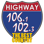 Highway 106.1 & 102.3 - WMMY Logo