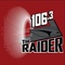 106.3 The Raider - KTJK Logo