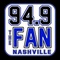 94.9 The Fan - WBUZ-HD3 Logo