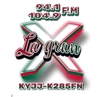 La Gran X 104.9 FM & 94.1 FM - KYJJ Logo