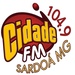 Rádio Cidade 104.9 FM Sardoá Logo
