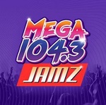 Mega 104.3 - KAJM Logo