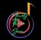 West Coast Internet Radio Ninety 3 Seven Logo