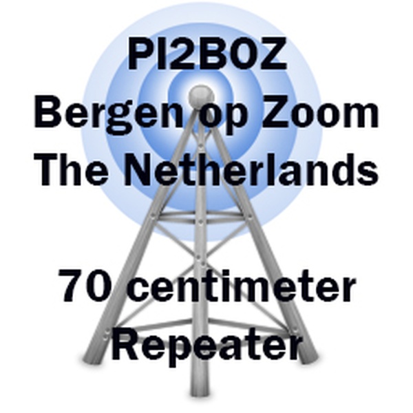 PI2BOZ 430.025 MHz Bergen op Zoom Repeater VHF 430.025 MHz Bergen