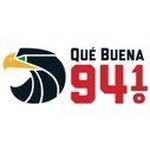 Qué Buena 94.1 FM - KLNO Logo