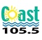 Coast 105.5 - KDEP Logo