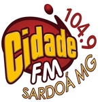 Rádio Cidade 104.9 FM Sardoá Logo