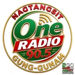 90.5 FM One Radio Logo