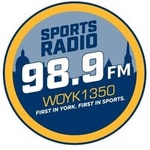Sports Radio 98.9 FM - WOYK Logo