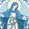 Our Lady Undoer of Knots - WUKR-LP Logo