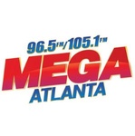 La Mega 96.5 y 105.1 - WWWE Logo