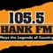 105.5 Hank FM - WWHK Logo