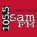 105.5 Sam FM - W237CA Logo