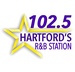 102.5 Hartford's R&B Station - WBOM Logo