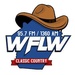 Real Country 95.7 FM / 1360 AM WFLW - WFLW Logo