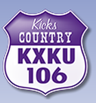 Kicks Country - KXKU Logo